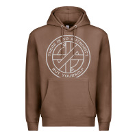 Chestnut Crass   There Is No  Authority But Yourself Classic Premium Hoodie - PixelFlow