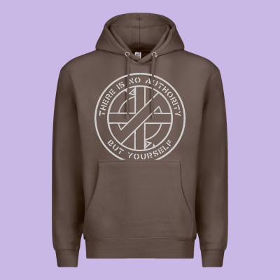 Crass   There Is No  Authority But Yourself Classic Premium Hoodie Designed By Pixelflow