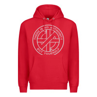 Red Crass   There Is No  Authority But Yourself Classic Premium Hoodie - PixelFlow
