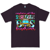Plum captain of the struggle bus bus Premium Tee - CowhideDigitalArt