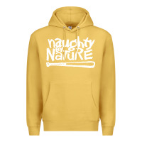 Antique Gold naughty by nature Premium Hoodie - PixelFlow