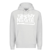 Dove Grey naughty by nature Premium Hoodie - PixelFlow