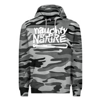 Slate Camo naughty by nature Premium Hoodie - PixelFlow