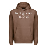 Chestnut in dog years i'm dead Premium Hoodie - PixelFlow