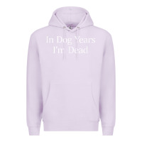 Lilac in dog years i'm dead Premium Hoodie - PixelFlow