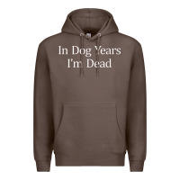 Coffee in dog years i'm dead Premium Hoodie - PixelFlow