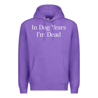 Purple in dog years i'm dead Premium Hoodie - PixelFlow