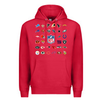 Cardinal american football team collage    wall art Premium Hoodie - PixelFlow