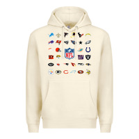 Sandshell american football team collage    wall art Premium Hoodie - PixelFlow