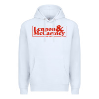 White lennon & mccartney Classic Premium Hoodie - PixelFlow