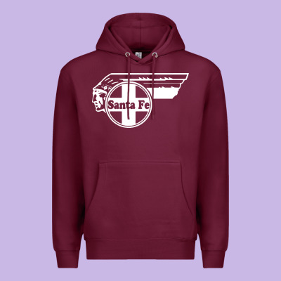 Big Chief Clean Santa Fe Railroad Premium Hoodie Designed By Pixelflow