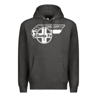 Charcoal Heather big chief clean santa fe railroad Premium Hoodie - PixelFlow
