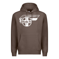 Coffee big chief clean santa fe railroad Premium Hoodie - PixelFlow