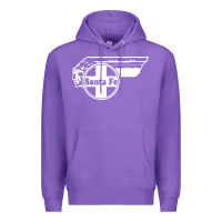 Purple big chief clean santa fe railroad Premium Hoodie - PixelFlow