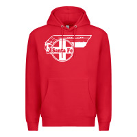 Red big chief clean santa fe railroad Premium Hoodie - PixelFlow