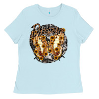 Baby Blue dreamer butterfly Ladies Tee - RacoonDesign