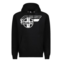 Black big chief clean santa fe railroad Premium Hoodie - PixelFlow