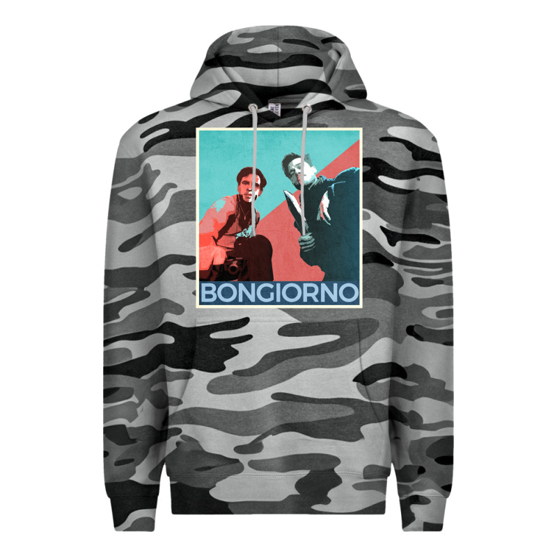 Inglorious Basterds - Bongiorno Poster Gift Premium Hoodie by PixelFlow | Teevron