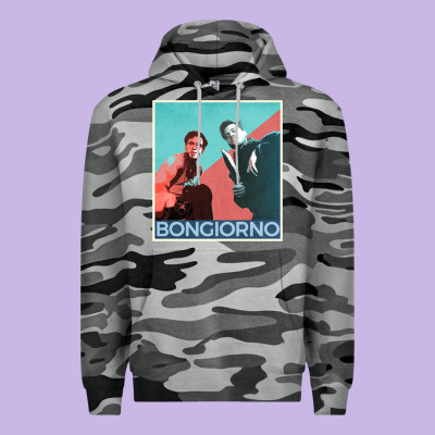 Inglorious Basterds - Bongiorno Poster Gift Premium Hoodie Designed By Pixelflow