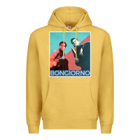 Antique Gold Inglorious Basterds - Bongiorno poster GIFT Premium Hoodie - PixelFlow
