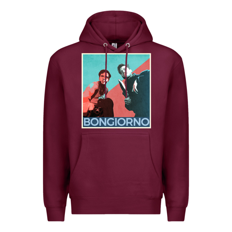 Inglorious Basterds - Bongiorno Poster Gift Premium Hoodie by PixelFlow | Teevron