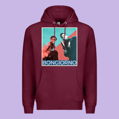 Inglorious Basterds - Bongiorno Poster Gift Premium Hoodie Designed By Pixelflow