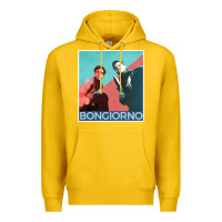 Lemon Inglorious Basterds - Bongiorno poster GIFT Premium Hoodie - PixelFlow