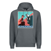 Rock Inglorious Basterds - Bongiorno poster GIFT Premium Hoodie - PixelFlow