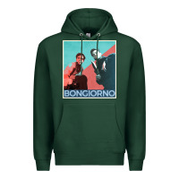 Sports Green Inglorious Basterds - Bongiorno poster GIFT Premium Hoodie - PixelFlow