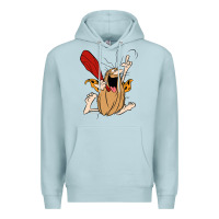 Blue Mist captain caveman captain caveman unga bunga premium t shirt Premium Hoodie - PixelFlow