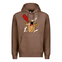 Chestnut captain caveman captain caveman unga bunga premium t shirt Premium Hoodie - PixelFlow