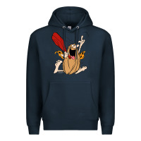 Navy captain caveman captain caveman unga bunga premium t shirt Premium Hoodie - PixelFlow