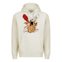 Oatmeal Heather captain caveman captain caveman unga bunga premium t shirt Premium Hoodie - PixelFlow