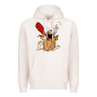 Pale Pink captain caveman captain caveman unga bunga premium t shirt Premium Hoodie - PixelFlow