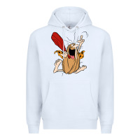 White captain caveman captain caveman unga bunga premium t shirt Premium Hoodie - PixelFlow
