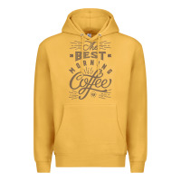 Mustard The Best Morning Coffee Premium Hoodie - PixelFlow