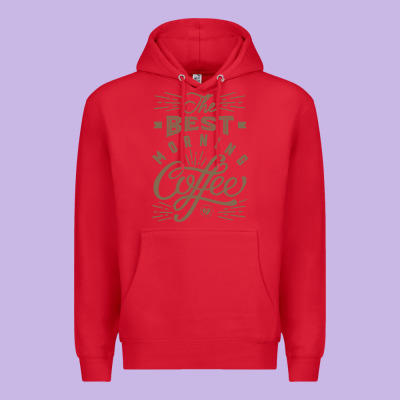 The Best Morning Coffee Premium Hoodie Designed By Pixelflow