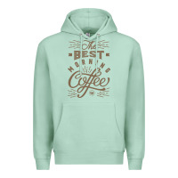 Seafoam The Best Morning Coffee Premium Hoodie - PixelFlow