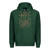 Sports Green The Best Morning Coffee Premium Hoodie - PixelFlow