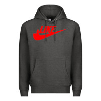 Charcoal Heather like Premium Hoodie - PixelFlow