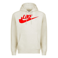 Oatmeal Heather like Premium Hoodie - PixelFlow
