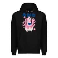 Black Mr bubble makes bath time fun Premium Hoodie - PixelFlow