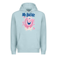 Blue Mist Mr bubble makes bath time fun Premium Hoodie - PixelFlow