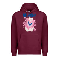 Burgundy Mr bubble makes bath time fun Premium Hoodie - PixelFlow