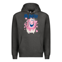 Charcoal Heather Mr bubble makes bath time fun Premium Hoodie - PixelFlow