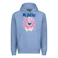 Colony Blue Mr bubble makes bath time fun Premium Hoodie - PixelFlow