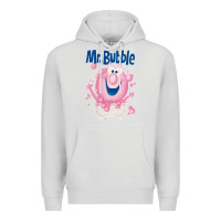 Dove Grey Mr bubble makes bath time fun Premium Hoodie - PixelFlow