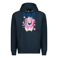 Navy Mr bubble makes bath time fun Premium Hoodie - PixelFlow