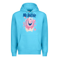 Ocean Blue Mr bubble makes bath time fun Premium Hoodie - PixelFlow