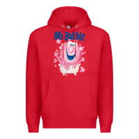 Red Mr bubble makes bath time fun Premium Hoodie - PixelFlow